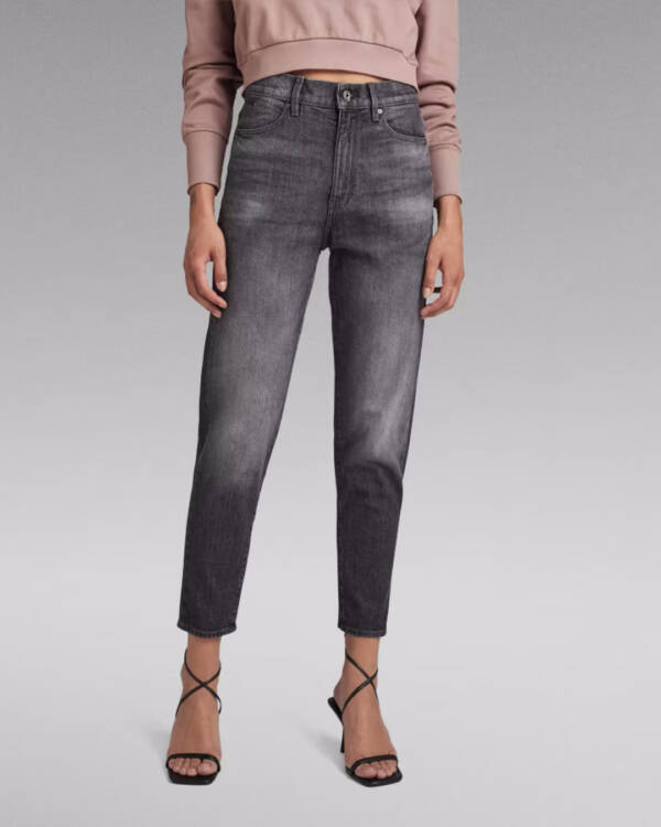 NEU g star janeh ultra high mom ankle jeans schwarz 1 Kopie