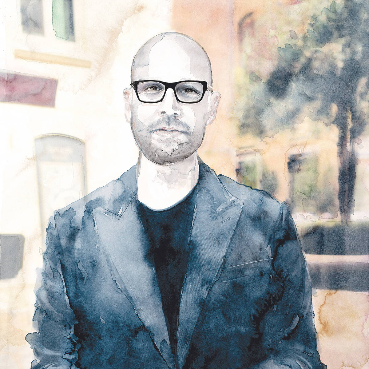 Seine Heimat von außen betrachten und das Gegenteil von dem tun, was andere erwarten: Christopher von Deylen. (Illustration: Eva Jakob)