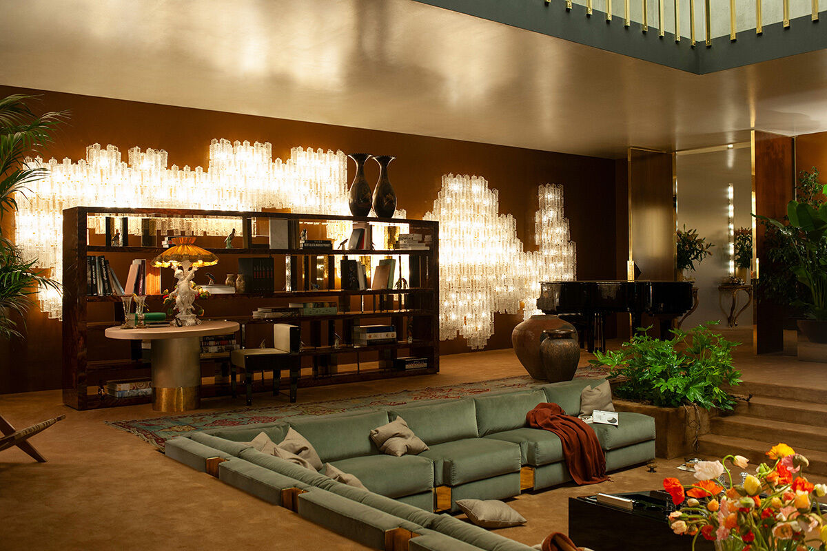Loro Piana und Dimoremilano inszenieren mit La Prima Notte di Quiete eine stimmungsvolle Hommage an Wohnwelten der 70er- und 80er-Jahre. (Foto: Loro Piana)