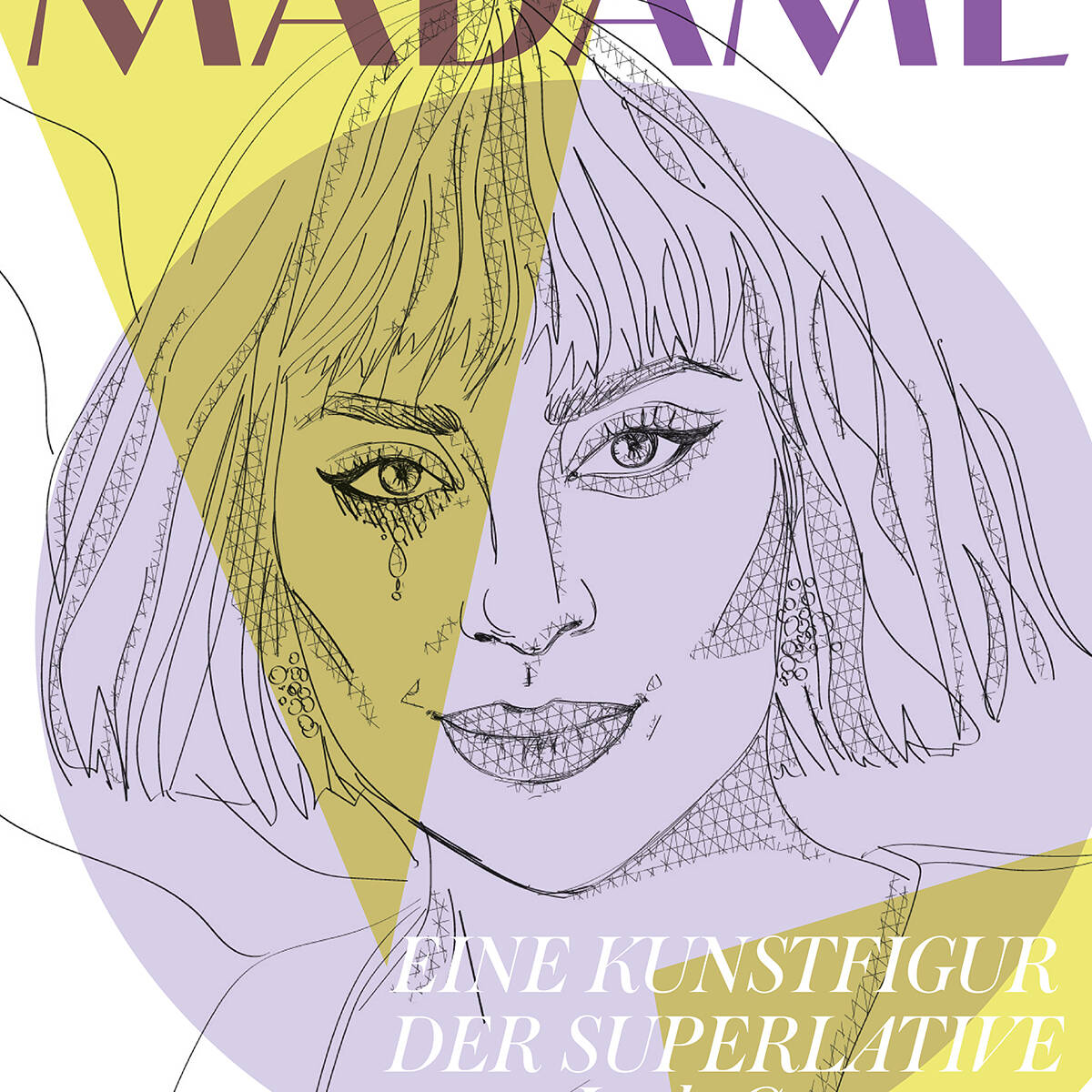 Seit zwei Jahrzehnten erfindet Pop-Ikone Lady Gaga sich immer wieder neu und bleibt doch unverwechselbar: laut, mutig, visionär. (Illustration: Angélica Mora Rivasplata)