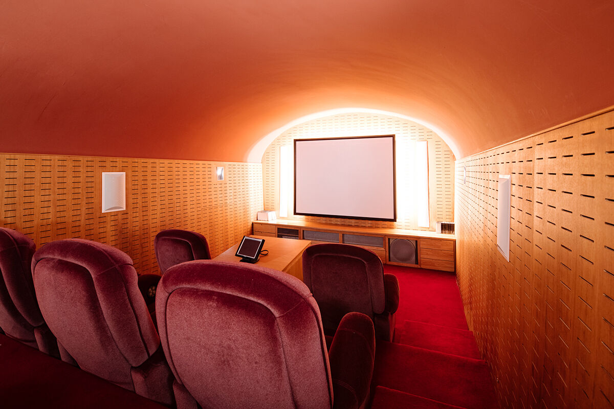 Das hauseigene Home Cinema von Mas Mateu. (Foto: Mas Mateu)