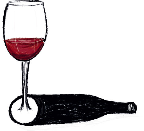 "Es war nur ein Glas" (Illustration: Hassan Kerrouch)