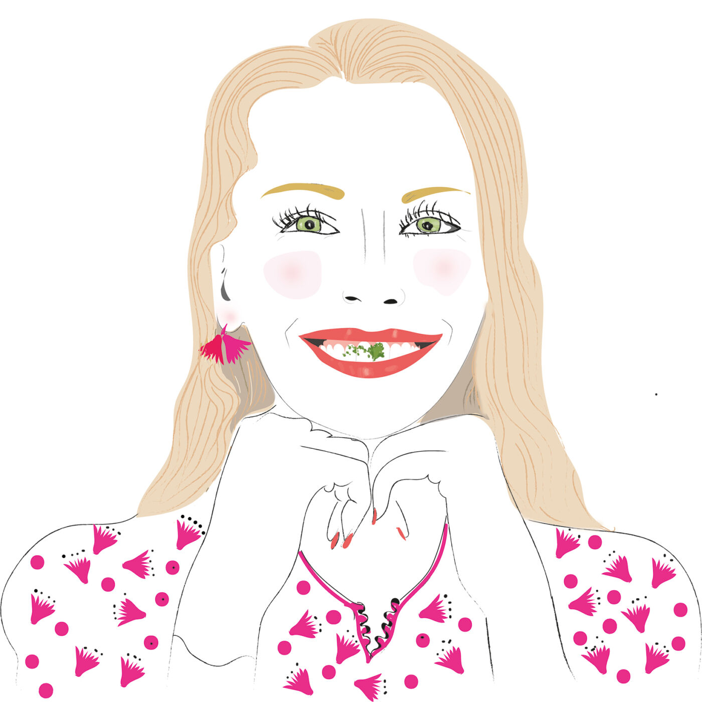 Hauptsache weiter lächeln (Illustration: Hassan Kerrouch)