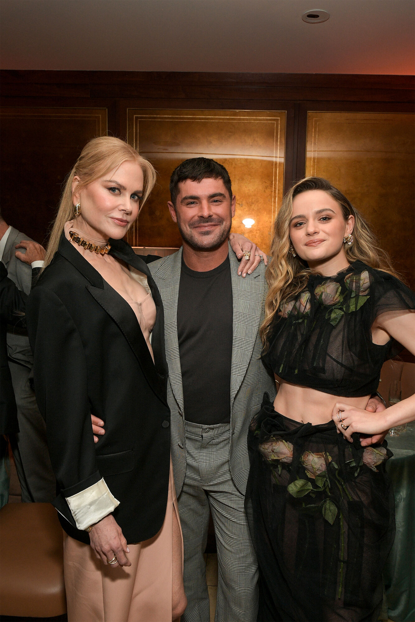 Joey King gehört heute zu Hollywoods A-Liga. Hier mit ihren „Family Affair“-Kollegen Nicole Kidman und Zac Efron. (Foto: Getty Images for Netflix)