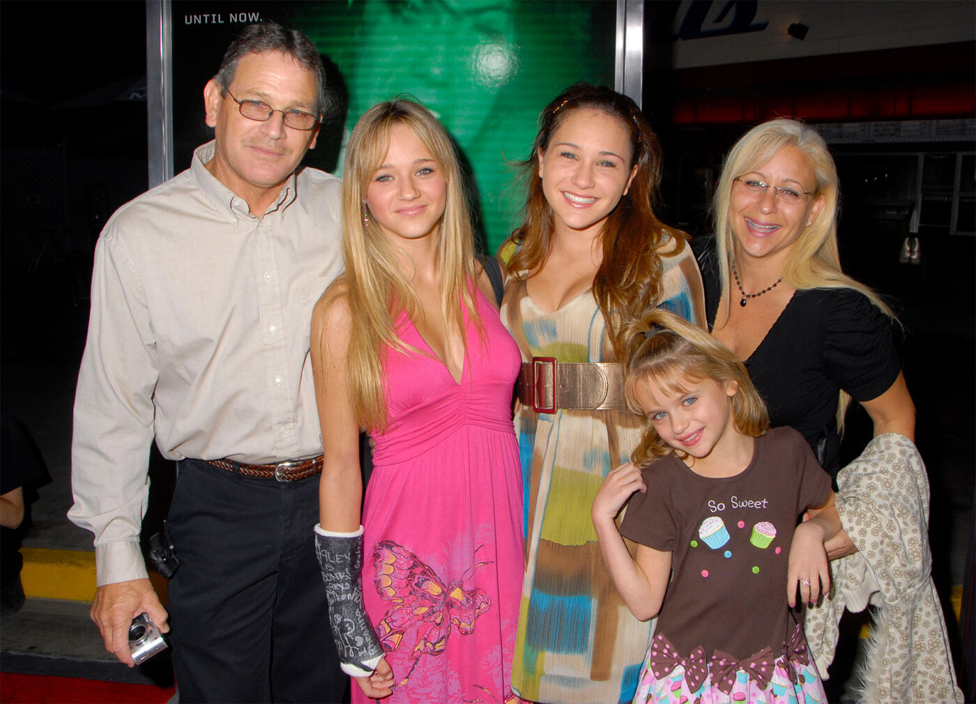 Die Kings, Joey mit Eltern Terry und Jamie und den Schwestern Hunter und Kelli 2008. (Foto: Barry King/WireImage/Getty Images)