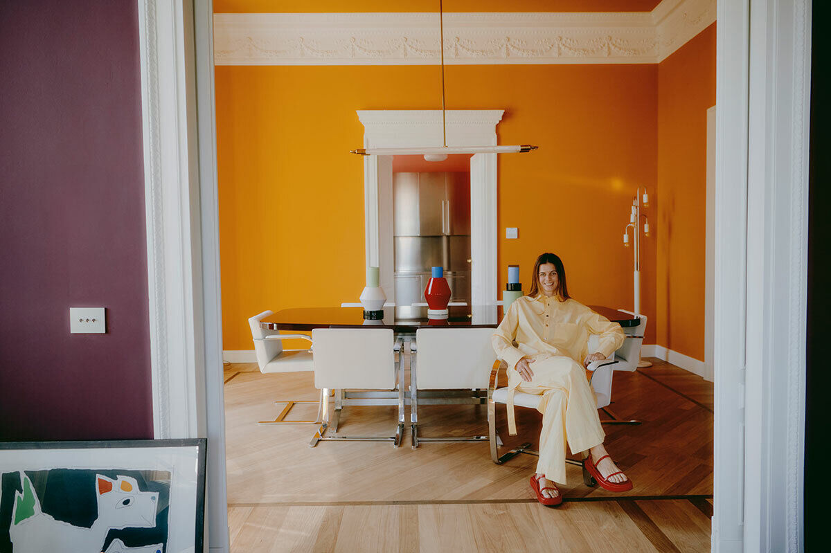 Gemeinsam mit ihrer Familie wohnt Carolina Castiglioni in einem Altbau-Apartment im Mailänder Zentrum. (Foto: Federico Barbieri)