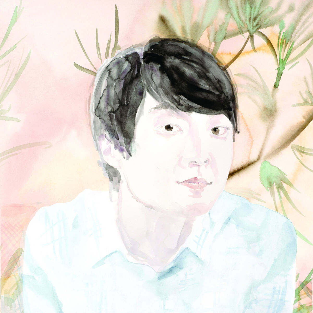 Seong-Jin Cho ist einer der besten Pianisten der Welt und seit diesem Jahr Artist in Residence bei den Berliner Philharmonikern. (Illustration: Eva Jakob)