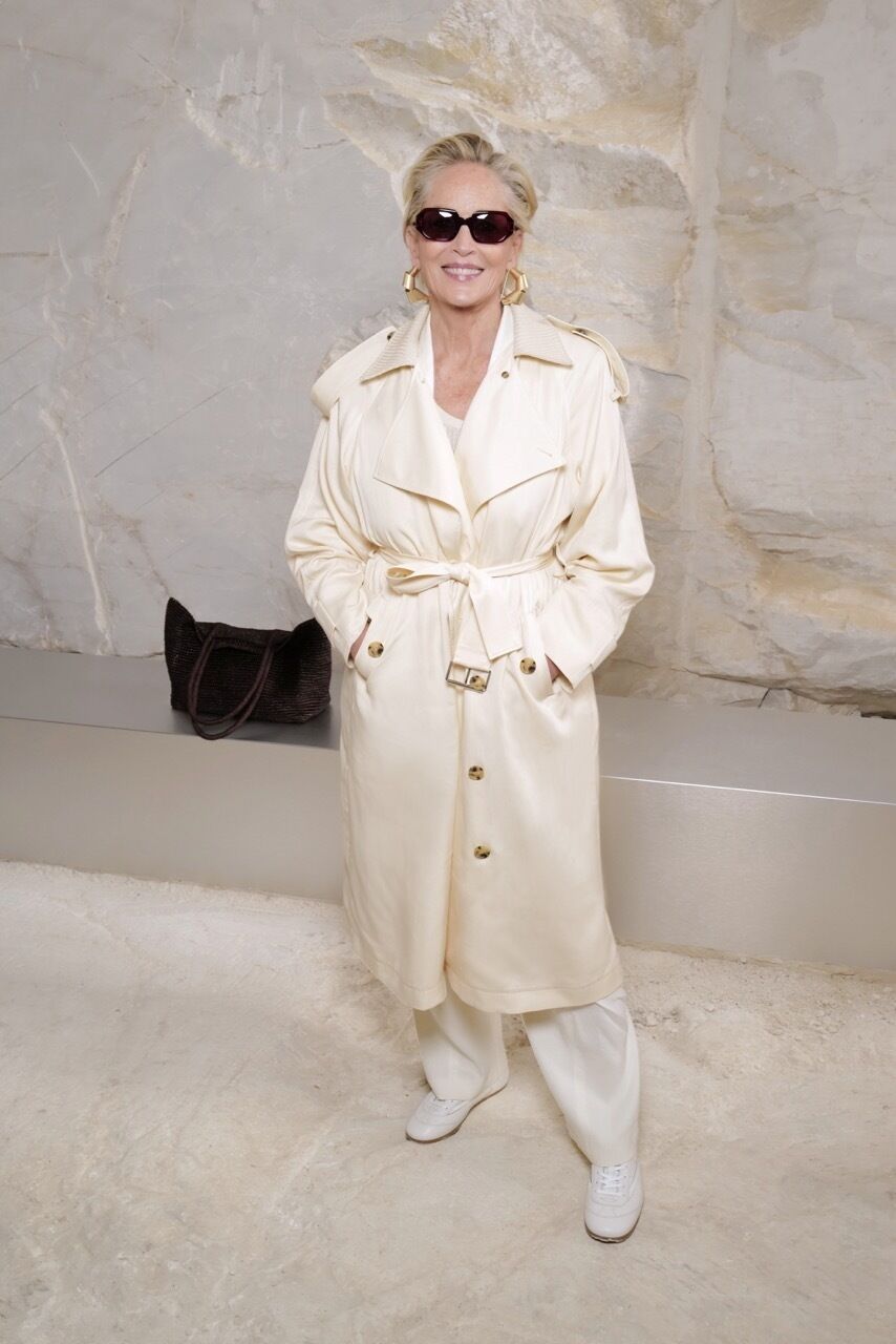 Sharon Stone bei der COS Spring/Summer 2025 Runway Show in Athen (Foto: Darren Gerrish)