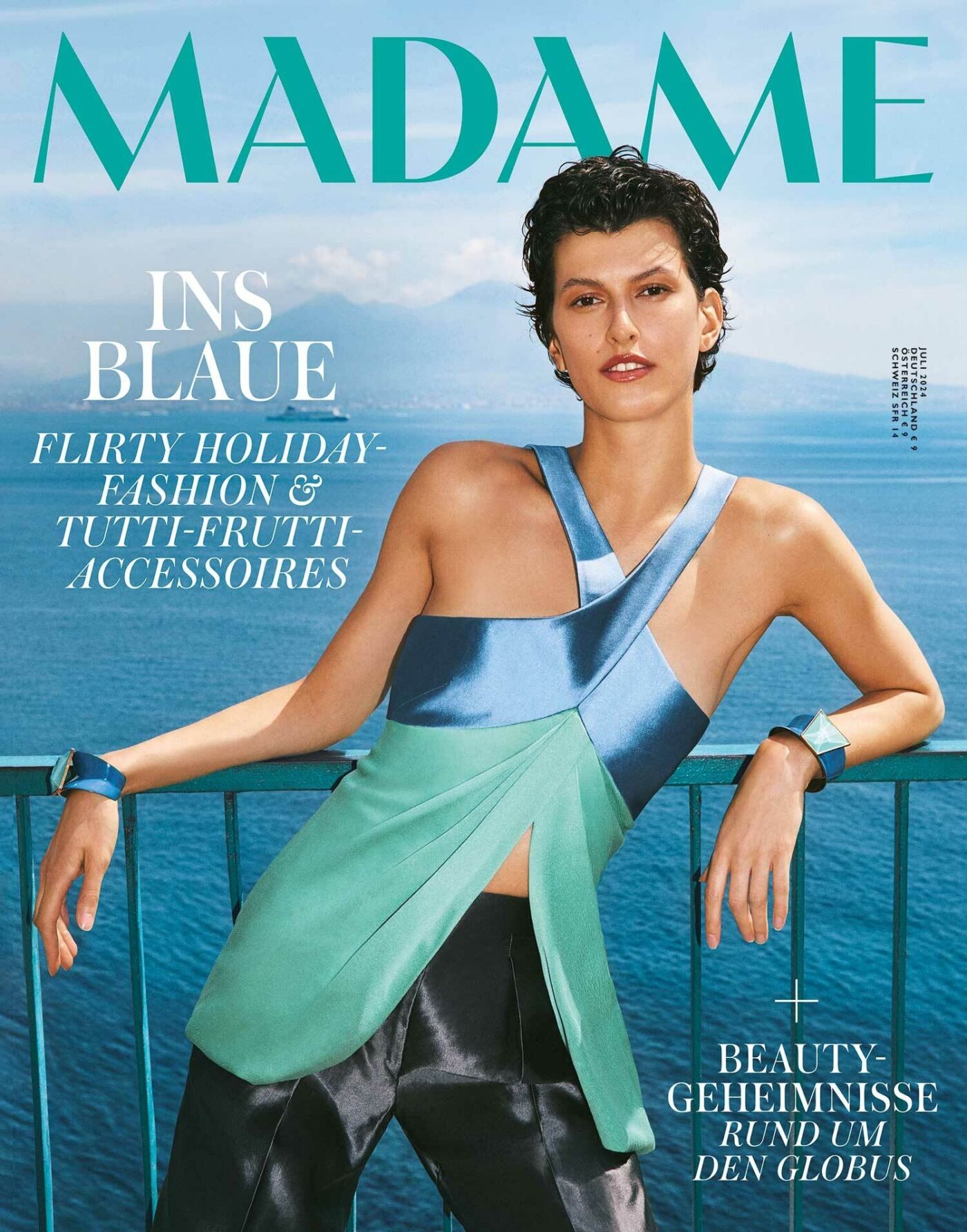 Das neue Kiosk-Cover der MADAME Juli-Ausgabe (Foto: Adriano Russo)