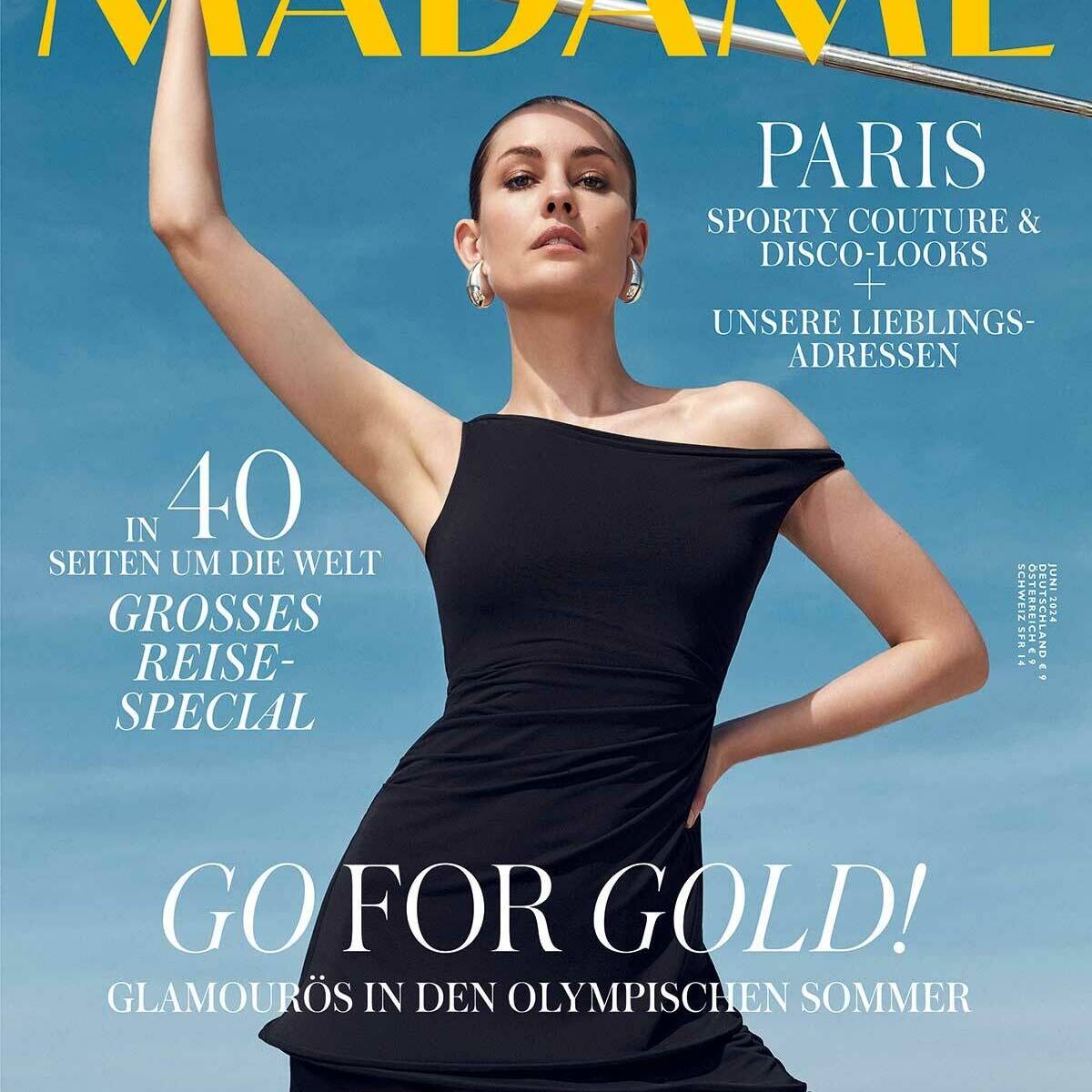 Das neue Kiosk-Cover der MADAME Juni-Ausgabe (Foto: Zeb Daemen)