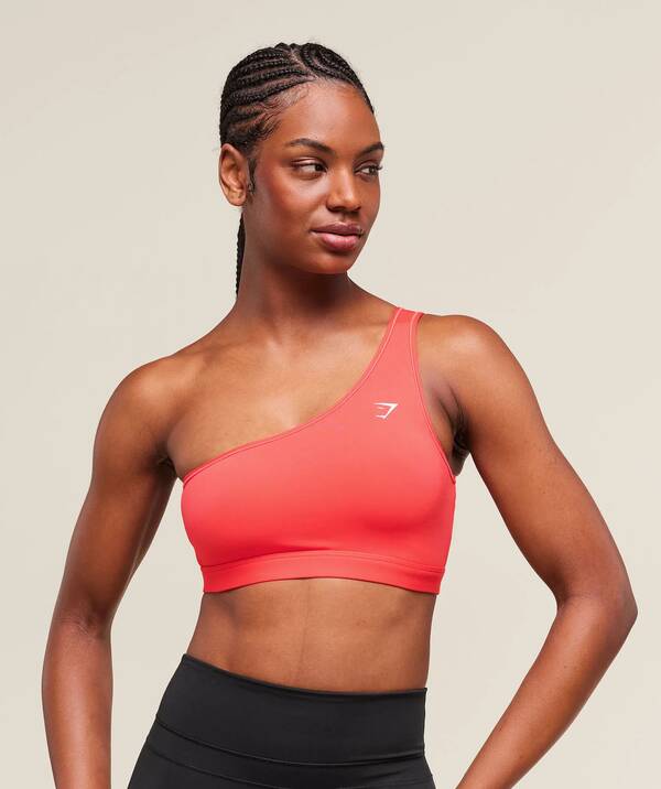 Images Asymmetric Sports Bra GS Coral Red B3 C9 H RB0 Y 1189 A 0065 3840x